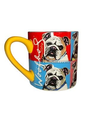 2012 Paw Pallettes • Bulldog WOOFHOL Pop-Art Mug